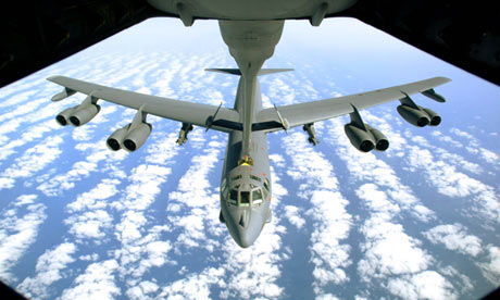 A US Air Force B-52 bomber